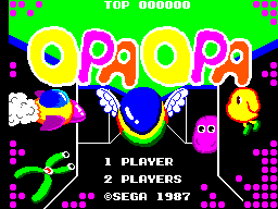 Opa Opa (Japan) Title Screen